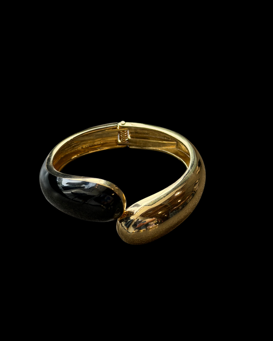 Nova Cuff-Black/Gold