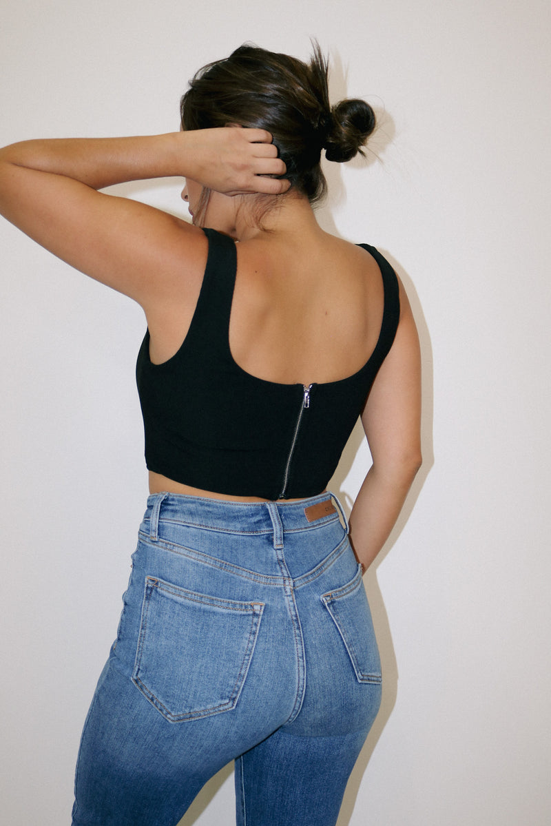 Ximena Top-Black