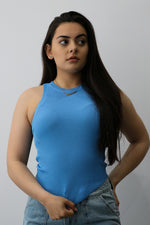 Micaela Top-Blue