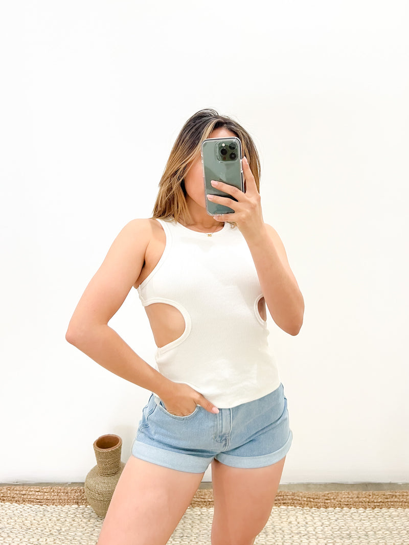 Holbox Top-White