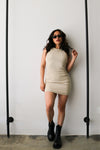 Allegra Dress-Bone