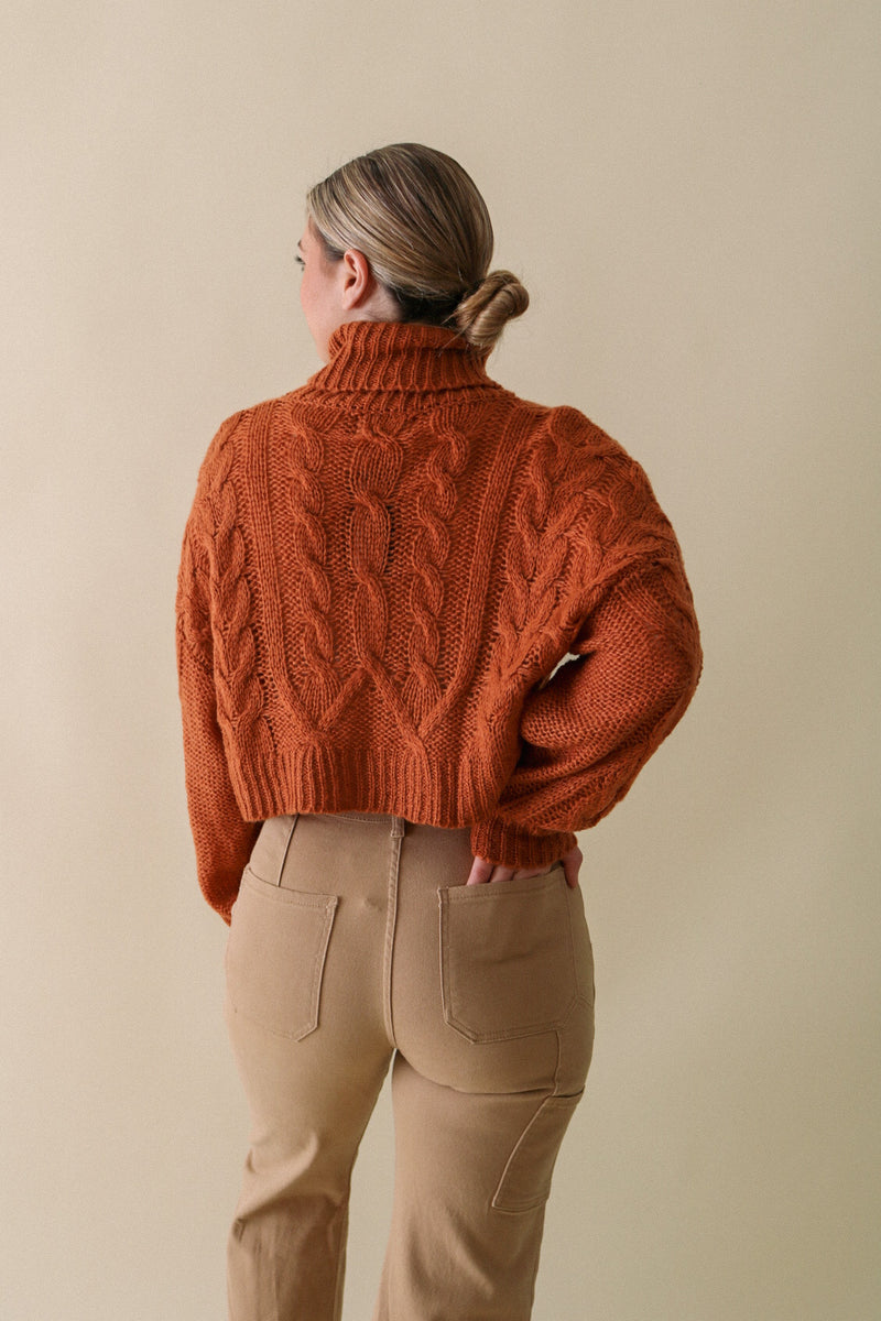 Too Cozy Sweater-Pumpkin