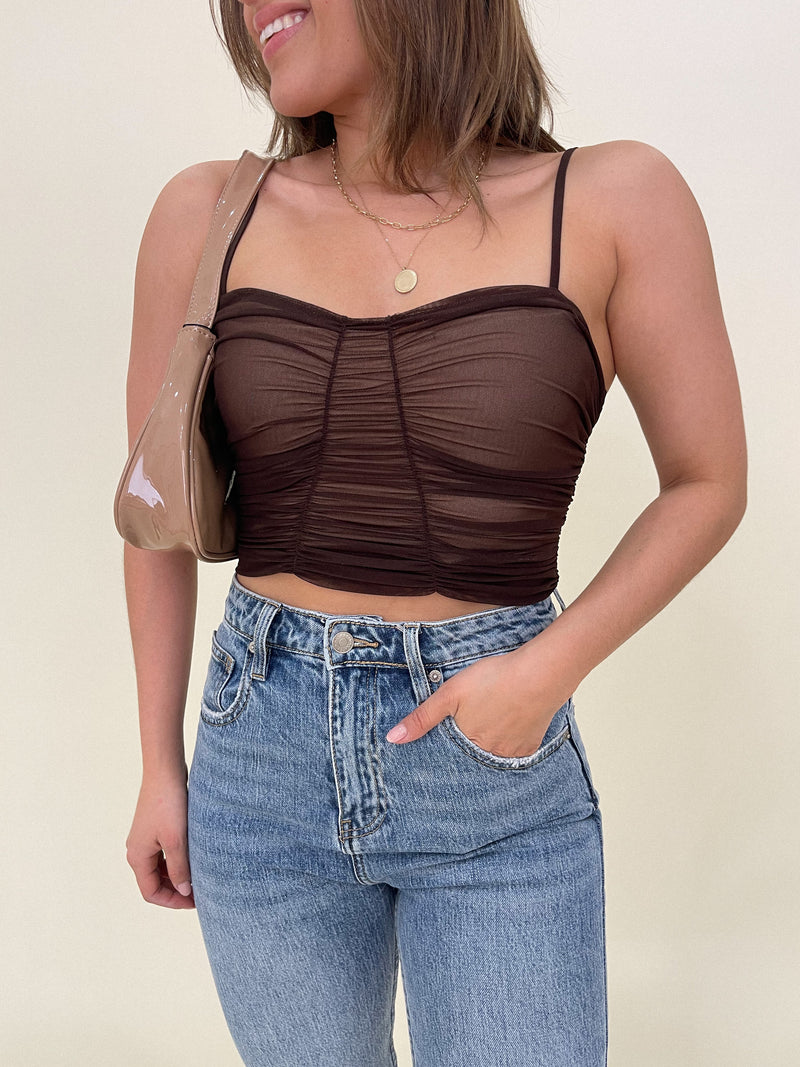 Nina Top-Espresso