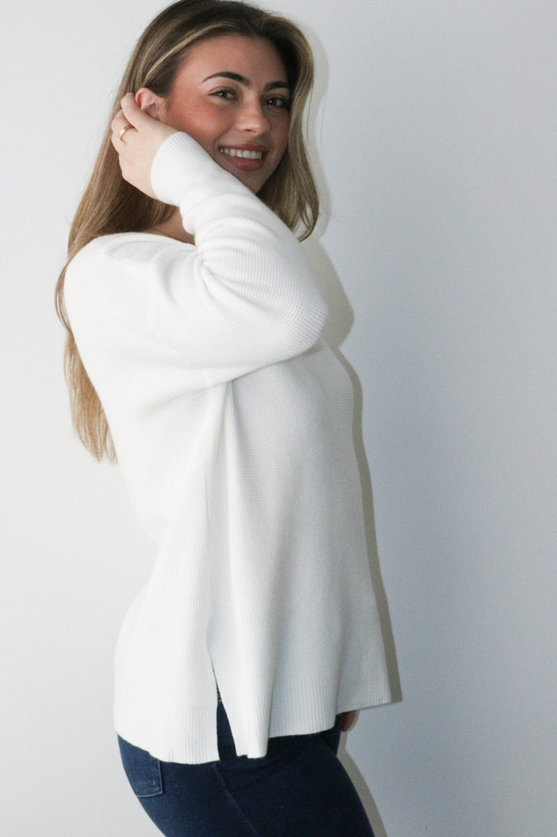 Here For Good Top - Off White