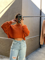 Something Chill Sweater-Rust