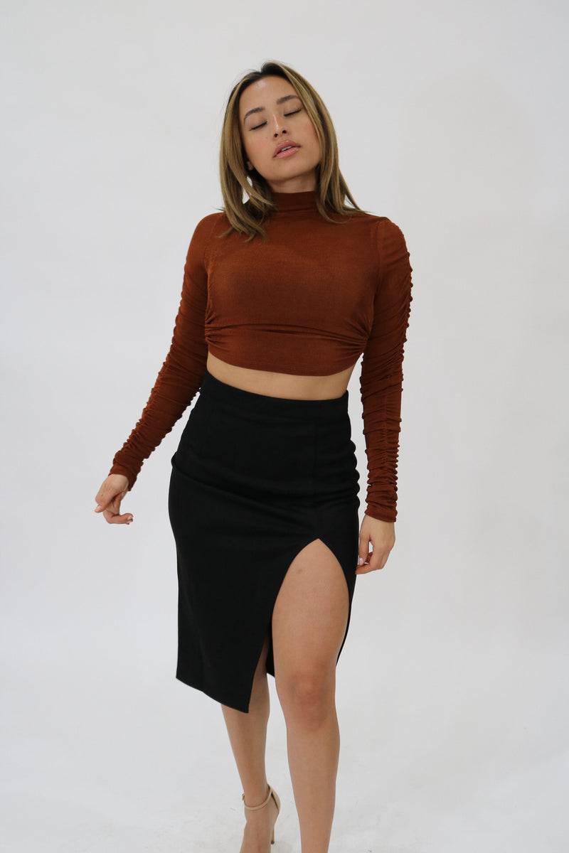 Double Take Skirt-Black