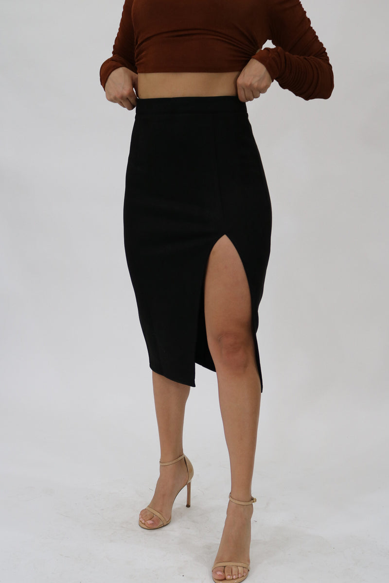 Double Take Skirt-Black
